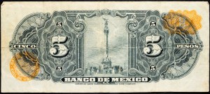 Mexiko, 5 pesos 1961