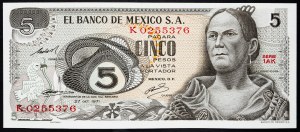 Mexico, 5 Pesos 1971