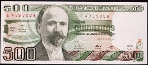 Mexique, 500 Pesos 1982