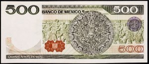 Messico, 500 Pesos 1982