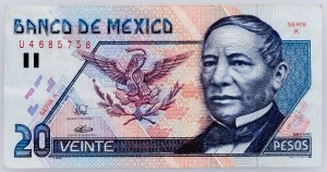 Mexico, 20 Pesos 1994