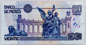 Mexique, 20 Pesos 1994