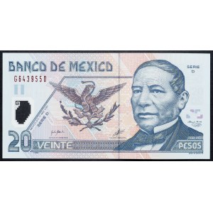 Mexico, 20 Pesos 2001