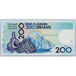 Morocco, 200 Dirhams 1987