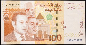 Maroko, 100 dirhamów 2002