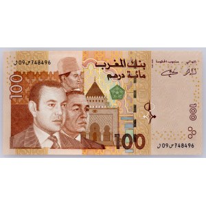 Maroko, 100 dirhamów 2002