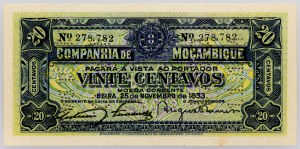 Mozambik, 20 centavos 1933 r.