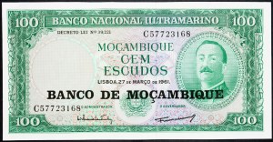 Mozambico, 100 scudi 1961