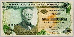 Mozambique, 1000 Escundos 1972