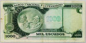 Mozambique, 1000 Escundos 1972