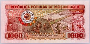 Mozambik, 1000 meticais 1983