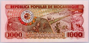 Mozambico, 1000 Meticais 1983