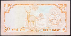 Nepál, 20 rupií 1982-1986