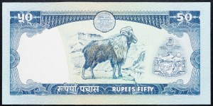 Nepál, 50 rupií 1990-1995