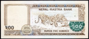 Nepál, 500 rupií 2012