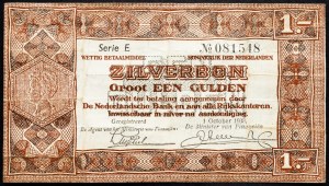 Paesi Bassi, 1 Gulden 1938