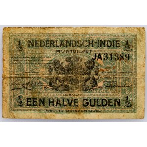 Netherlands East Indies, 1/2 Gulden 1920