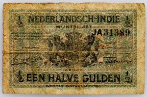 Netherlands East Indies, 1/2 Gulden 1920