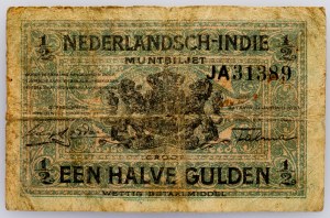 Nizozemská východní Indie, 1/2 guldenů 1920