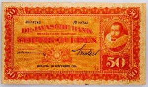 Holandská východná India, 50 guldenov 1929