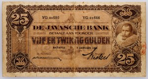 Holandská východná India, 25 guldenov 1930