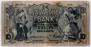 Indes orientales néerlandaises, 10 Gulden 1933