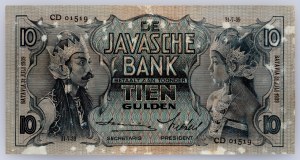Netherlands East Indies, 10 Gulden 1939