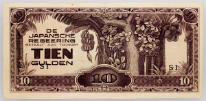 Indie Orientali Olandesi, 10 Gulden 1942