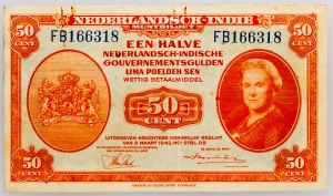 Indes orientales néerlandaises, 50 Cent 1943