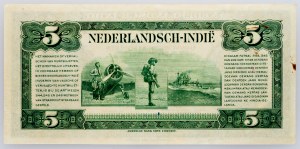 Indie Orientali Olandesi, 5 Gulden 1943