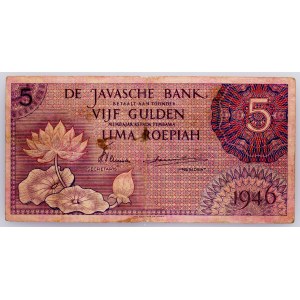 Niederländisch-Ostindien, 5 Gulden 1946