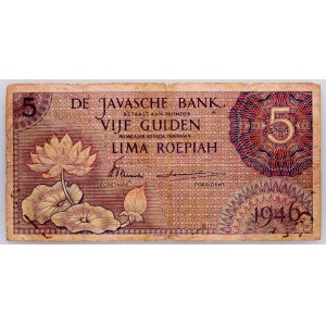 Niederländisch-Ostindien, 5 Gulden 1946