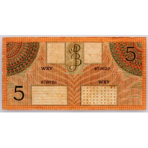 Niederländisch-Ostindien, 5 Gulden 1946