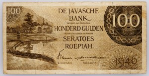 Indie Orientali Olandesi, 100 Gulden 1946