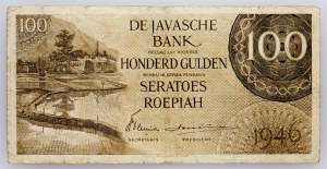 Indie Orientali Olandesi, 100 Gulden 1946