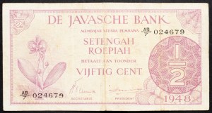 Niederländisch-Ostindien, 1/2 Cent 1948