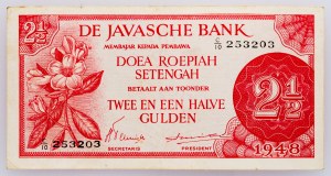 Netherlands East Indies, 2 1/2 Gulden 1948