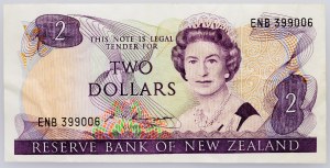 New Zealand, 2 Dollars 1985-1989