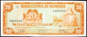 Nicaragua, 20 Cordobas 1979