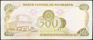 Nicaragua, 500 Cordobas 1984