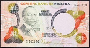 Nigeria, 1 naira, 1979-1984