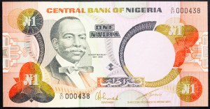 Nigéria, 1 naira 1979-1984