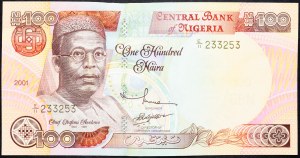 Nigérie, 100 Naira 2001