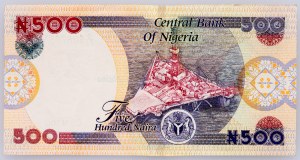 Nigérie, 500 Naira 2001