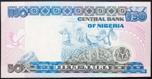 Nigeria, 50 naira, 2001-2005