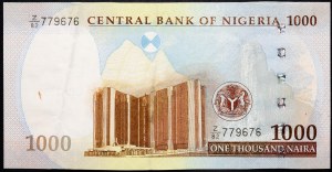 Nigérie, 1000 nair 2022
