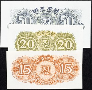 Corea del Nord, 15, 20, 50 Chon 1947