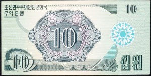 Severní Korea, 10 Won 1988