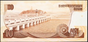 Severní Korea, 10 Won 1992