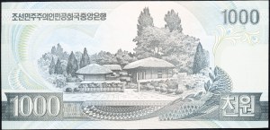Severná Kórea, 1000 wonov 2002